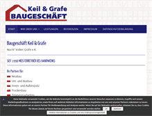Tablet Screenshot of keil-grafe.de